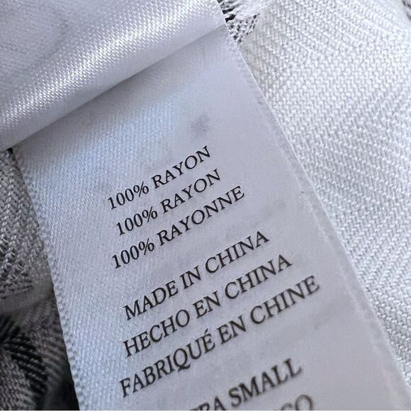 Rails Button Down Plaid Hunter Shirt Size XS Black White - Picture 8 of 8